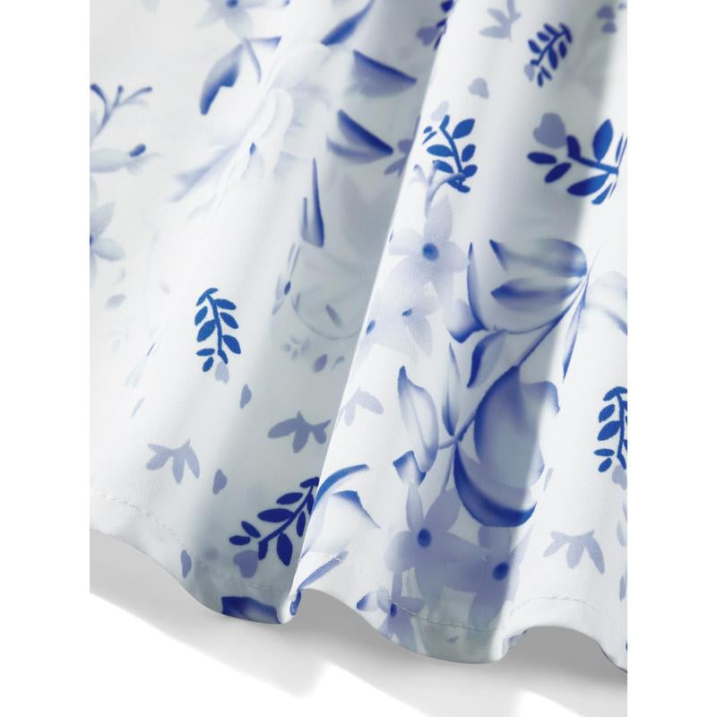 Women Mini Bodycon Dress Flower Print Low Cut Tie-Up Cami Dress